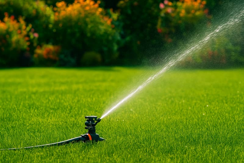 best time to water lawn