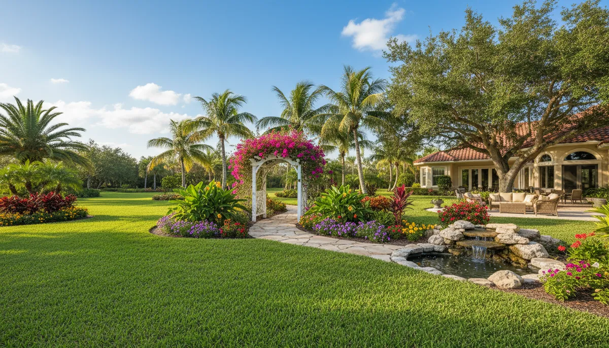 a beautiful florida yard