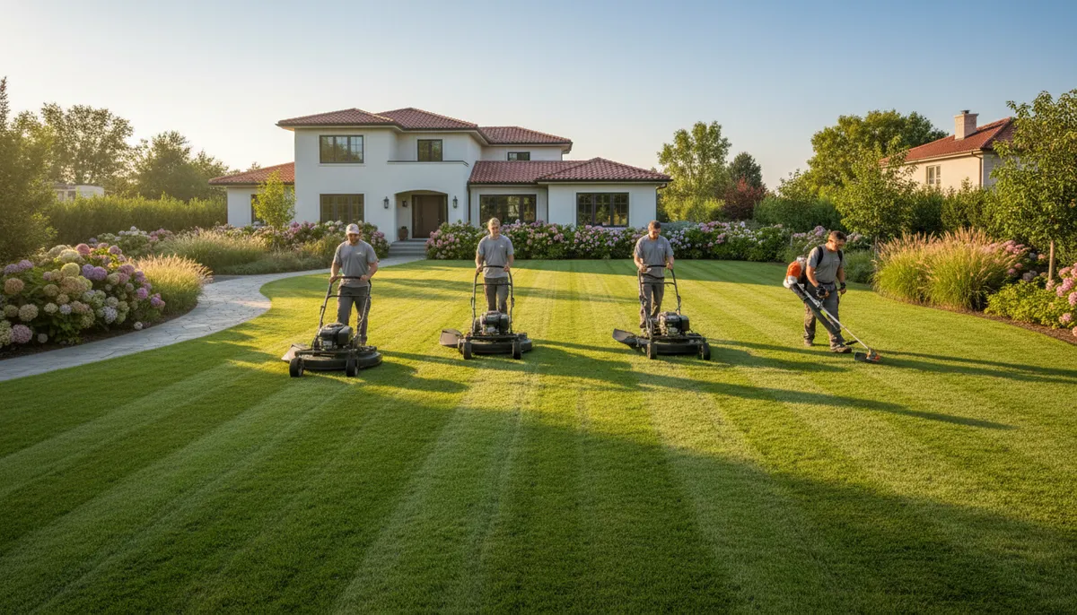 lawn maintenance professionals