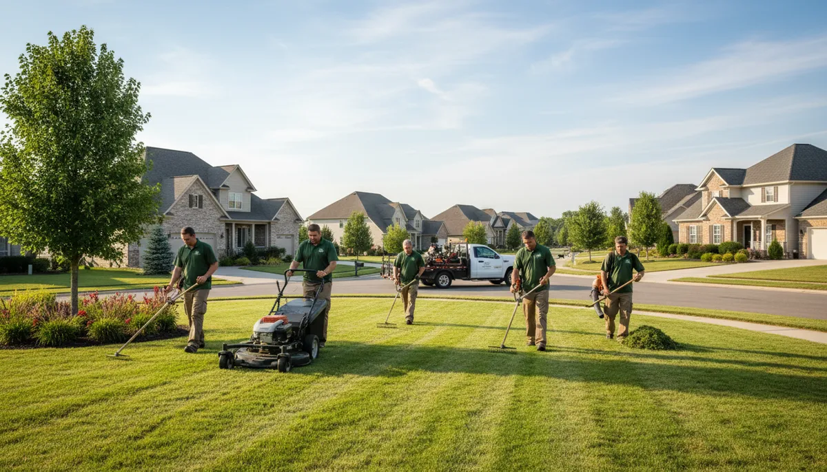 lawn maintenance professionals