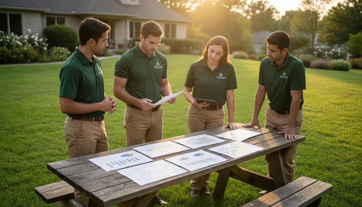 lawn maintenance professionals