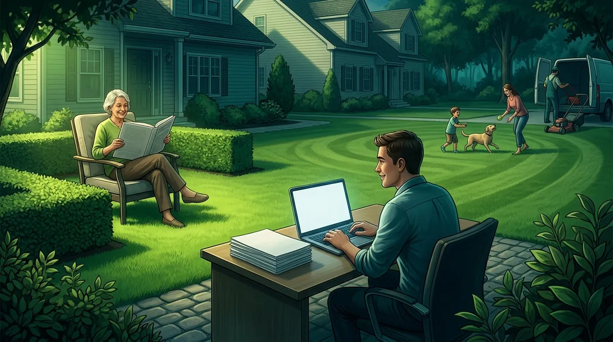 residential lawn mowing service near me