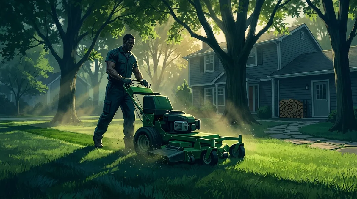 residential lawn mowing service near me