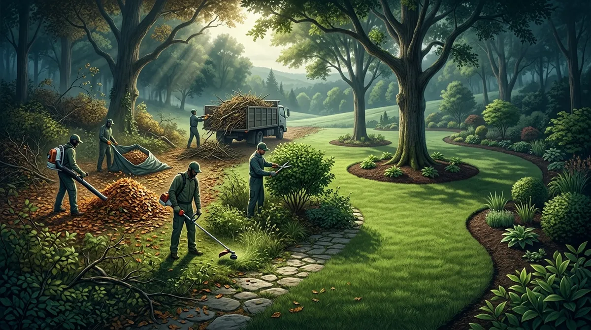 lawn clean up services