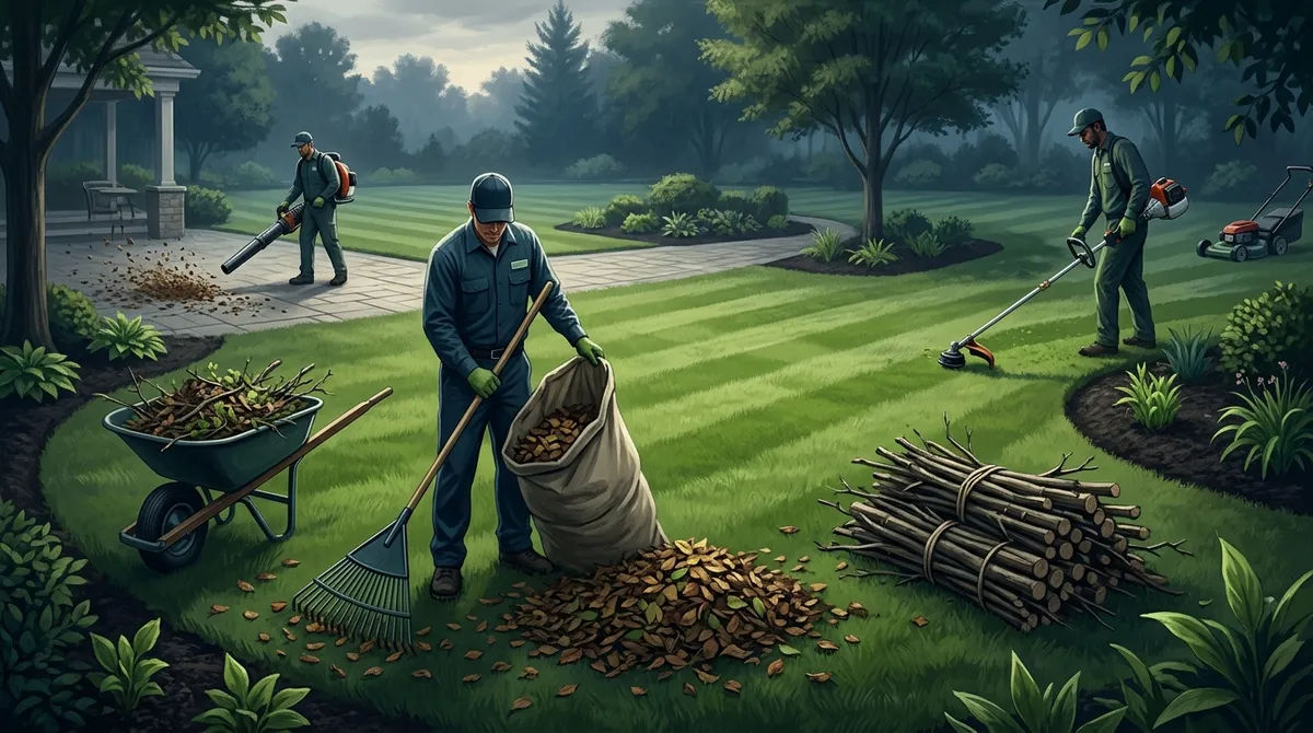 lawn clean up services