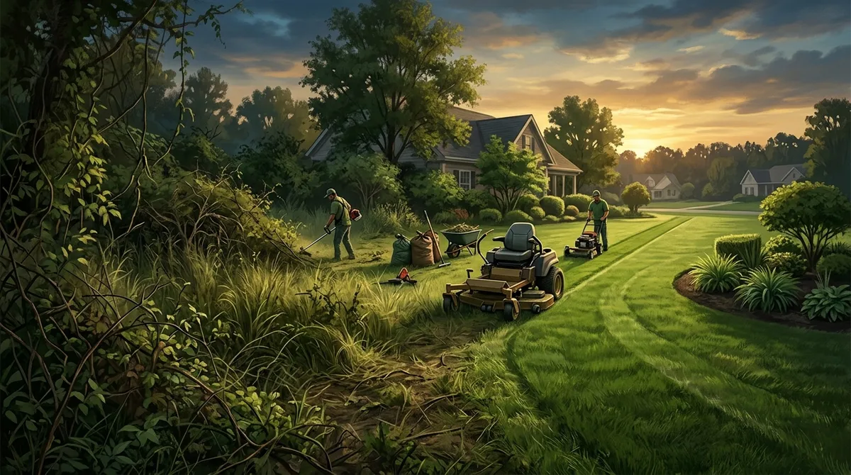 Overgrown Yard Cleanup: Find Local Help Fast