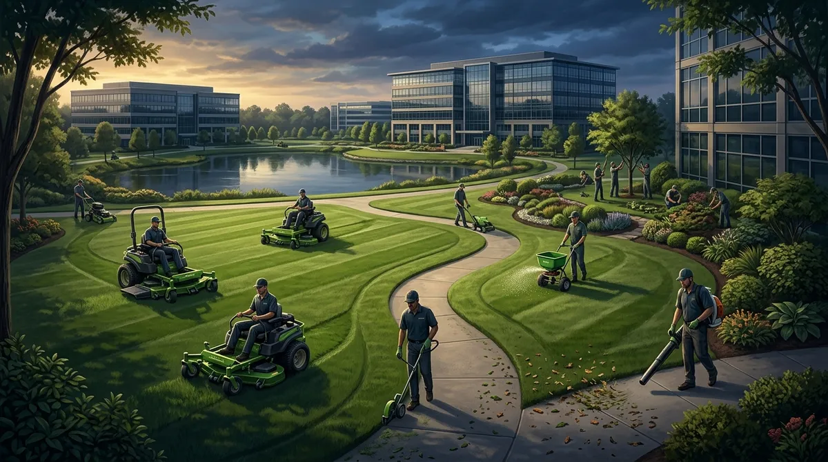 commercial lawn maintenance