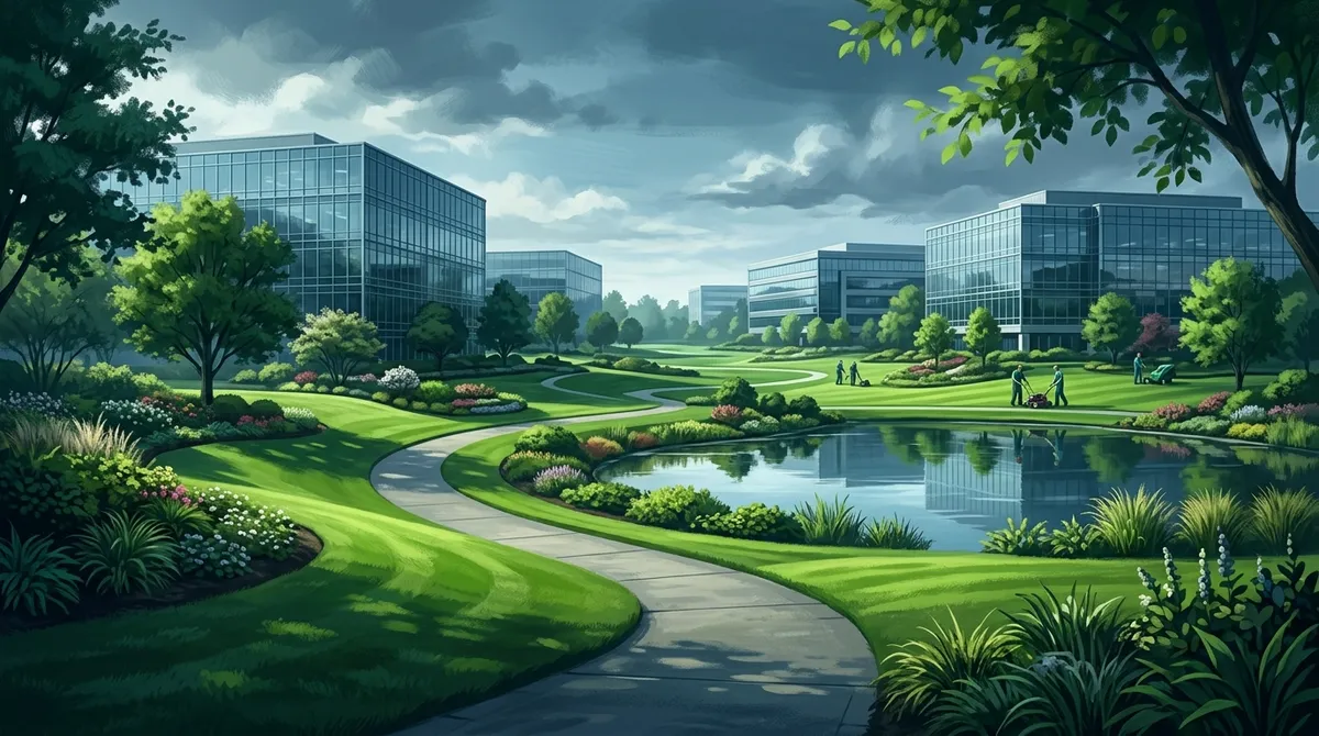 commercial lawn maintenance