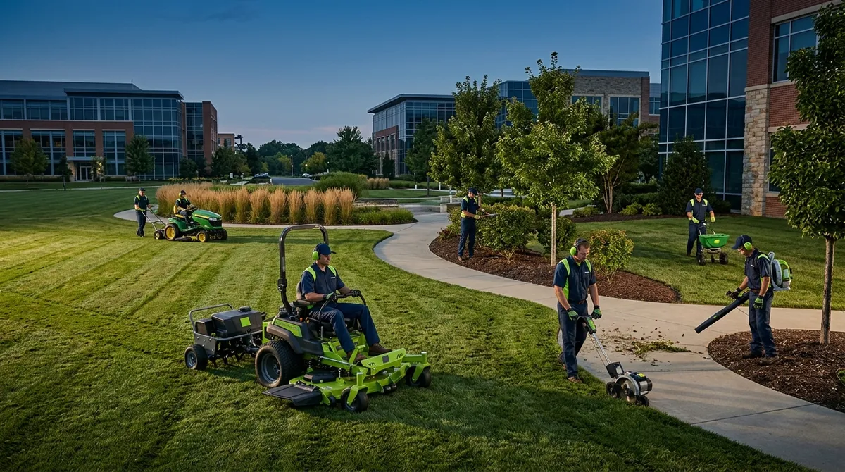 commercial lawn maintenance