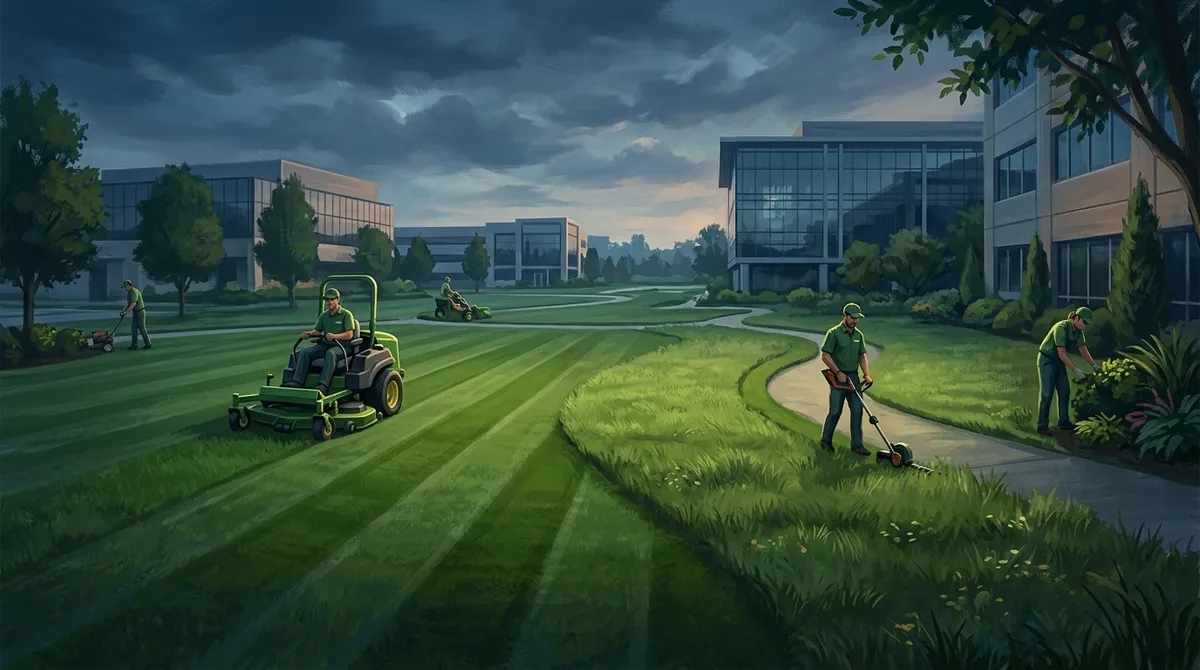 commercial lawn maintenance