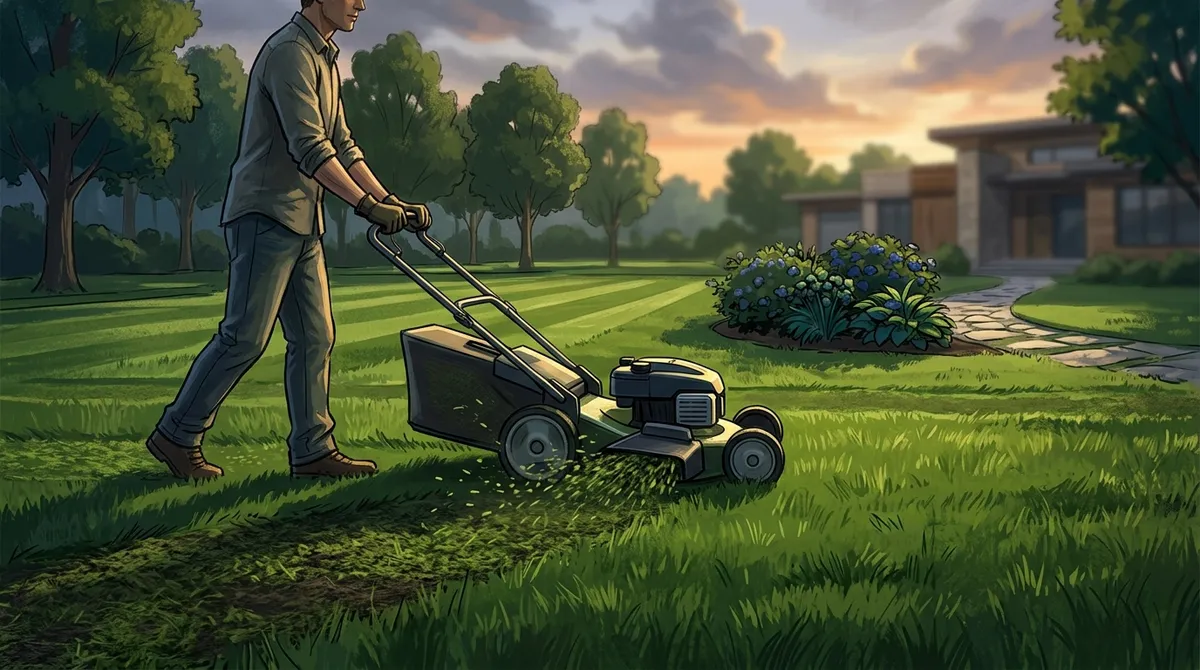 what is lawn mulching