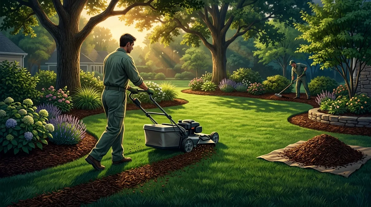 what is lawn mulching