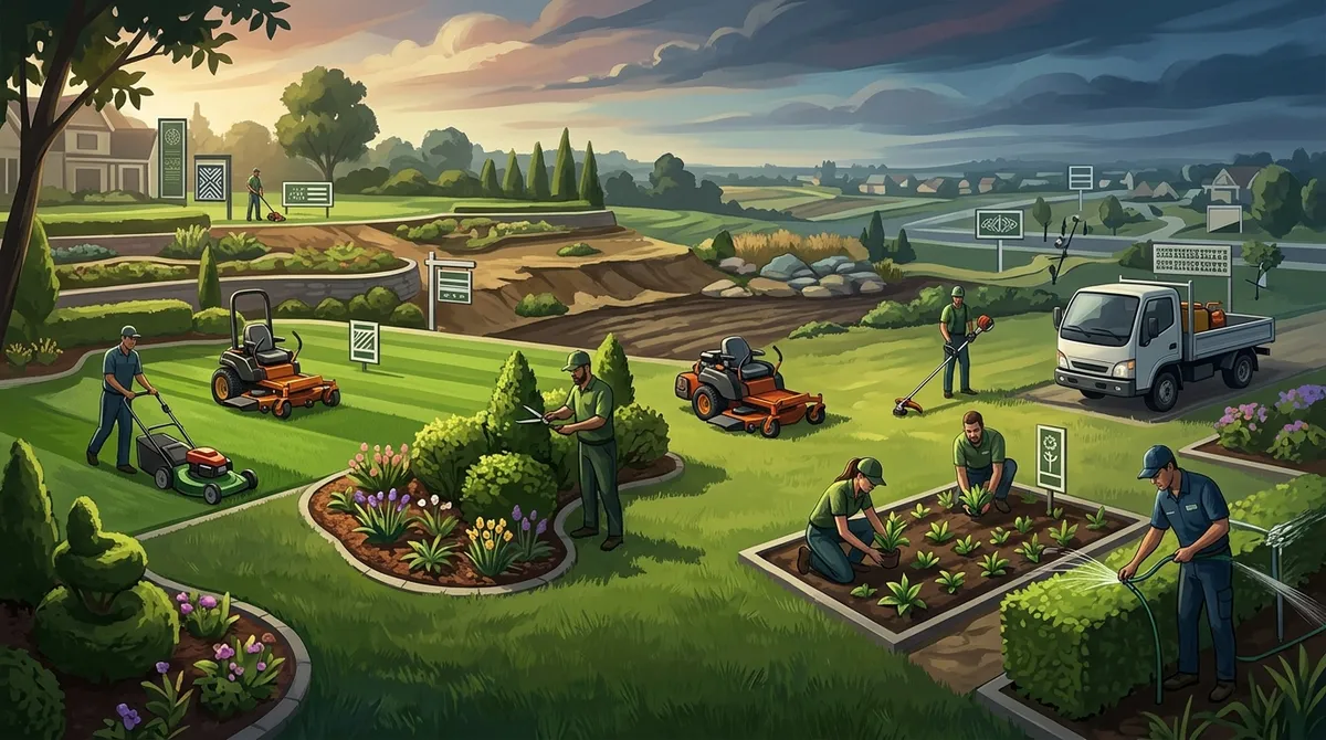 lawn and landscaping services