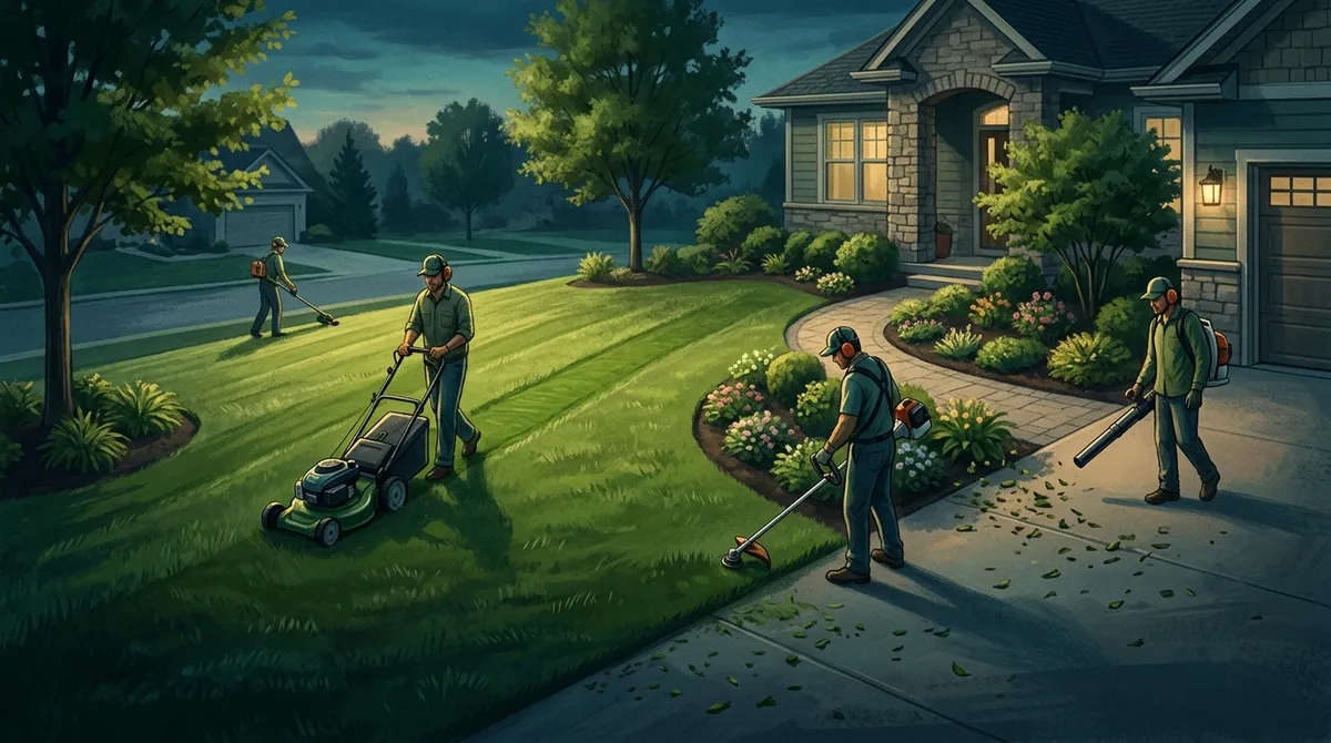 lawn and landscaping services