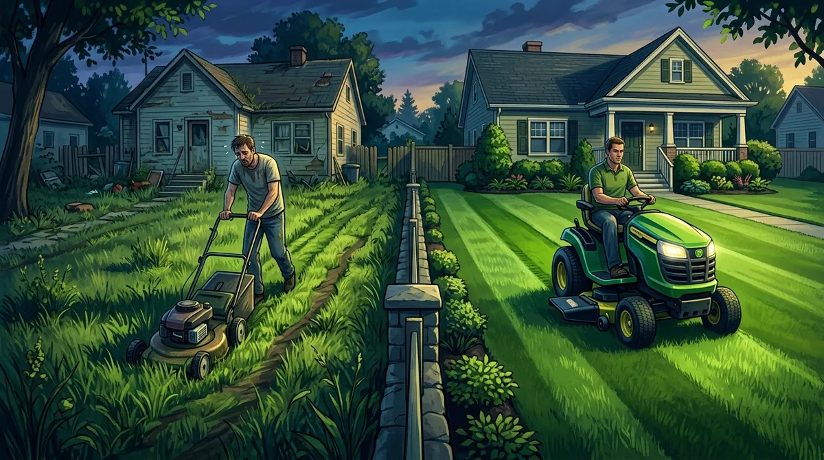 cheap grass cutting service near me