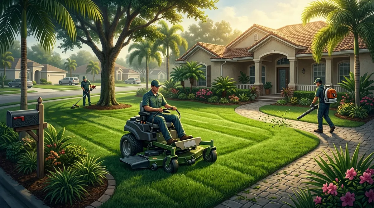 lawn mowing service brandon fl