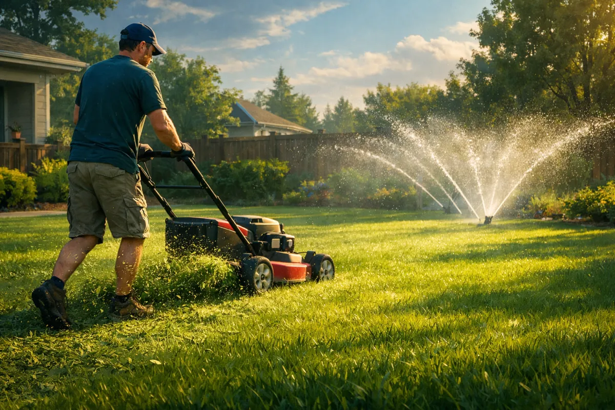 how to maintain lawn