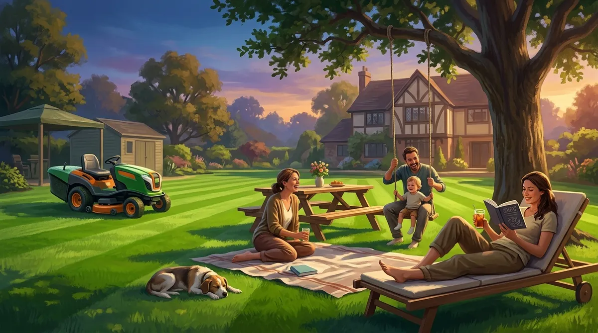 lawn grass cutting service