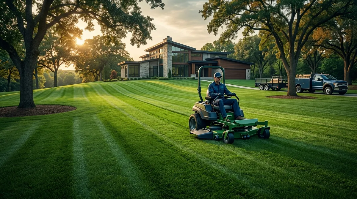 lawn grass cutting service