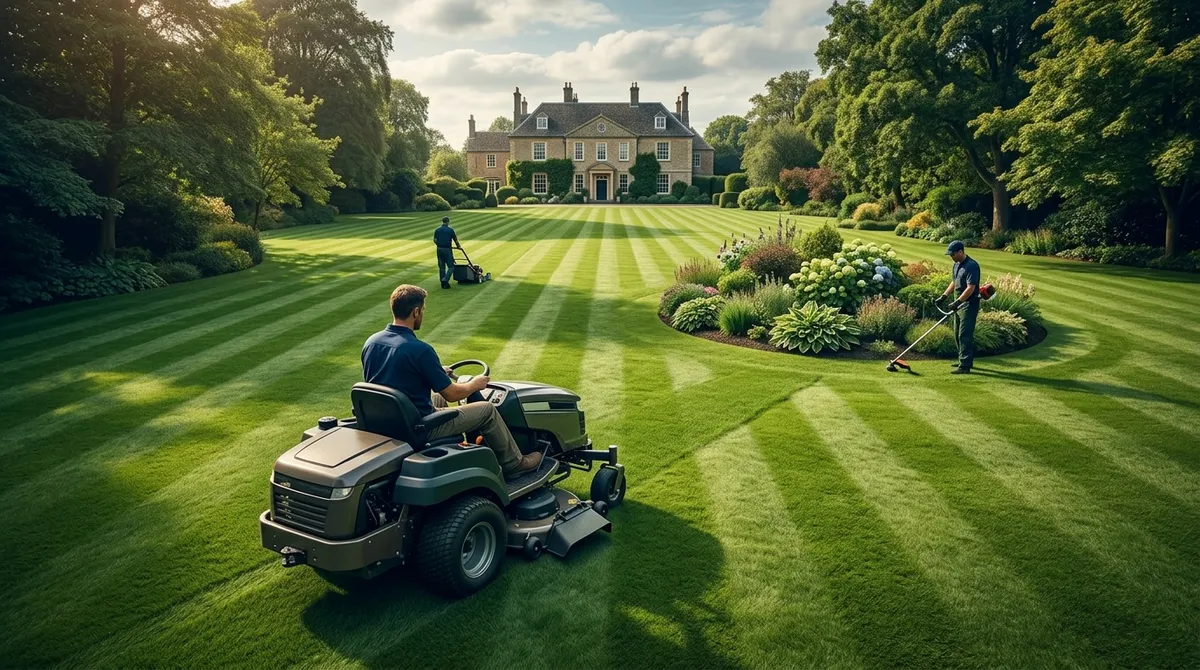 lawn grass cutting service