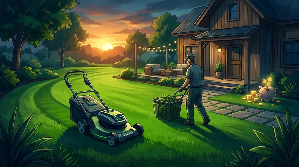 lawn grass cutting service