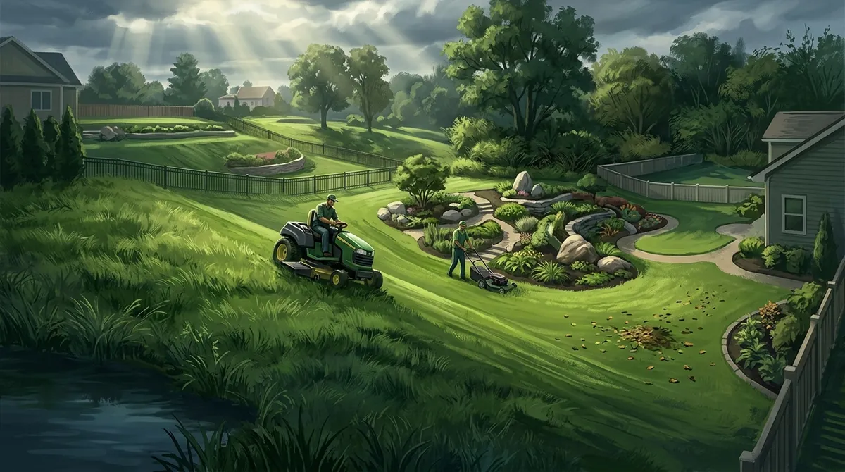 What's the average cost of mowing a lawn?