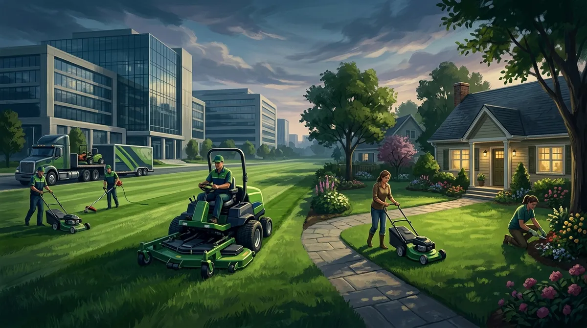 lawn care commercial