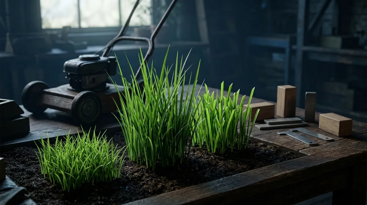 What is the 1/3 rule for mowing?