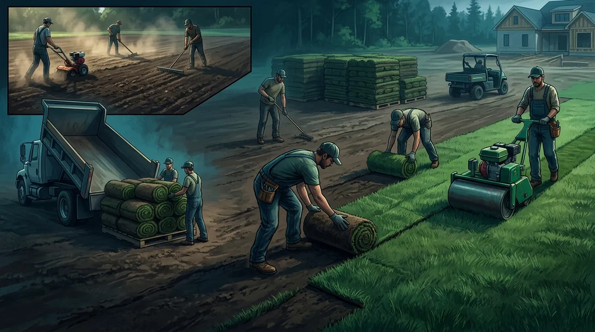 professional sod installation