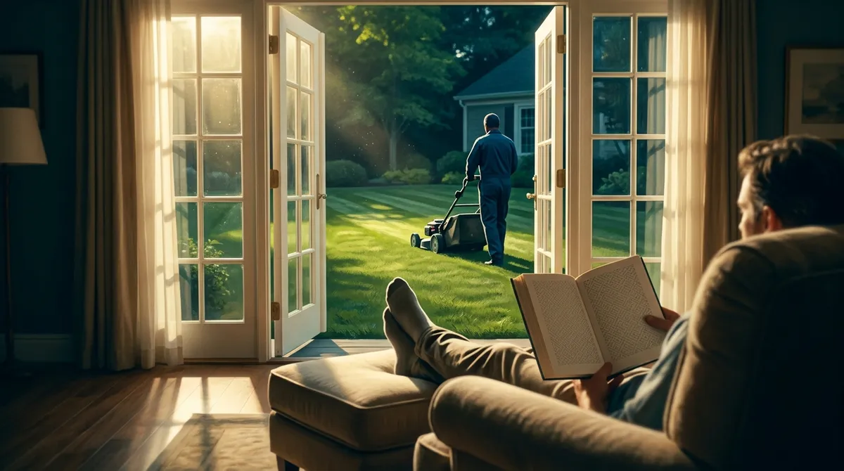 residential lawn mowing