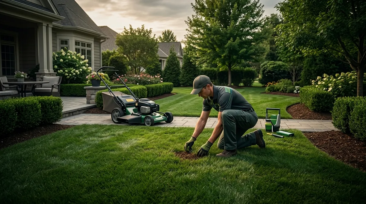 residential lawn mowing