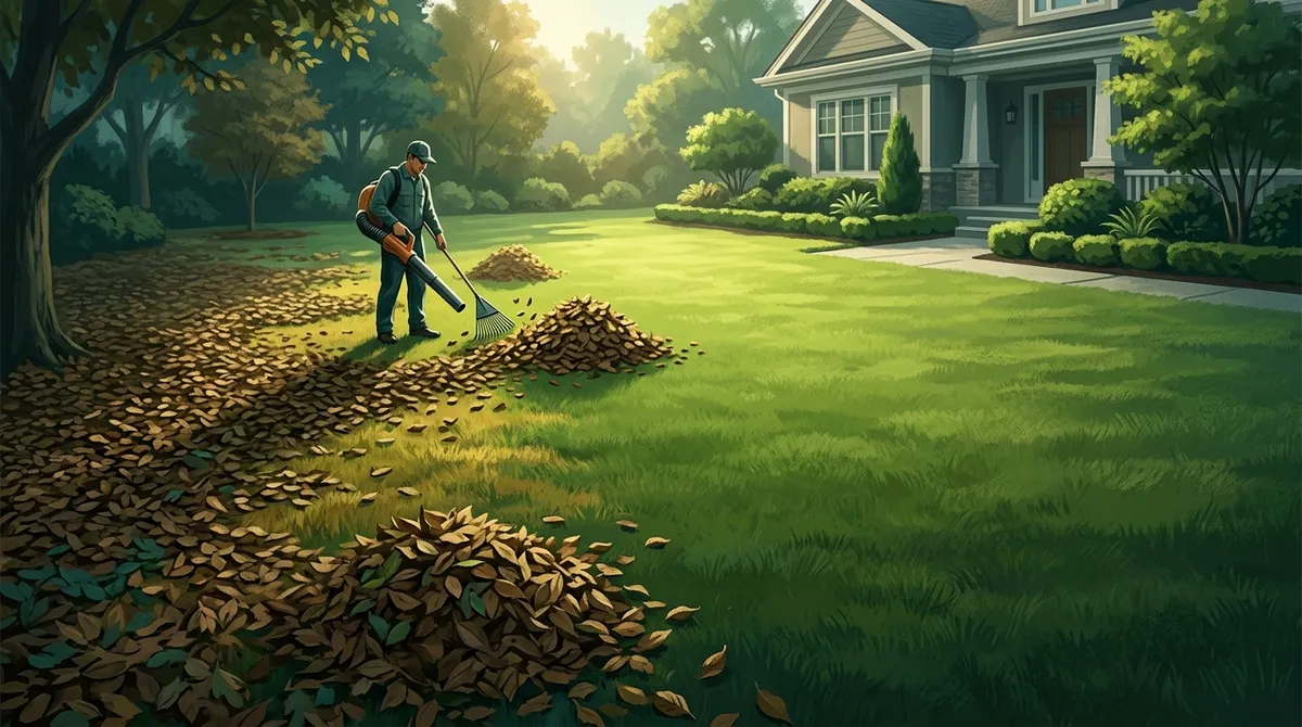 Why Is a Leaf Removal Service Worth It for Your Lawn?