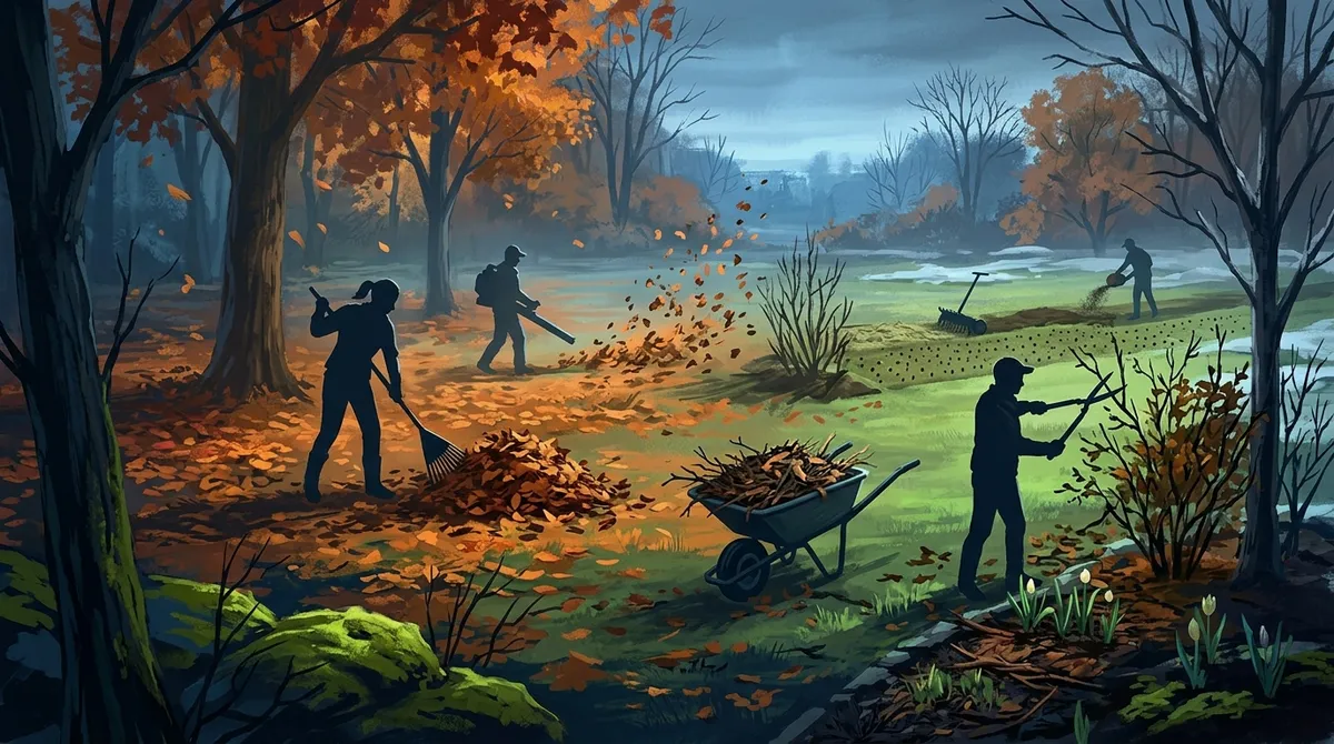 seasonal yard cleanup