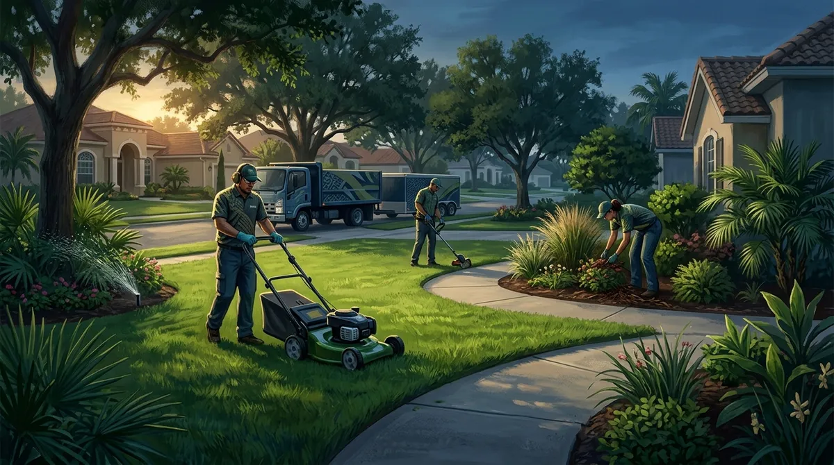 lawn service in fishhawk fl