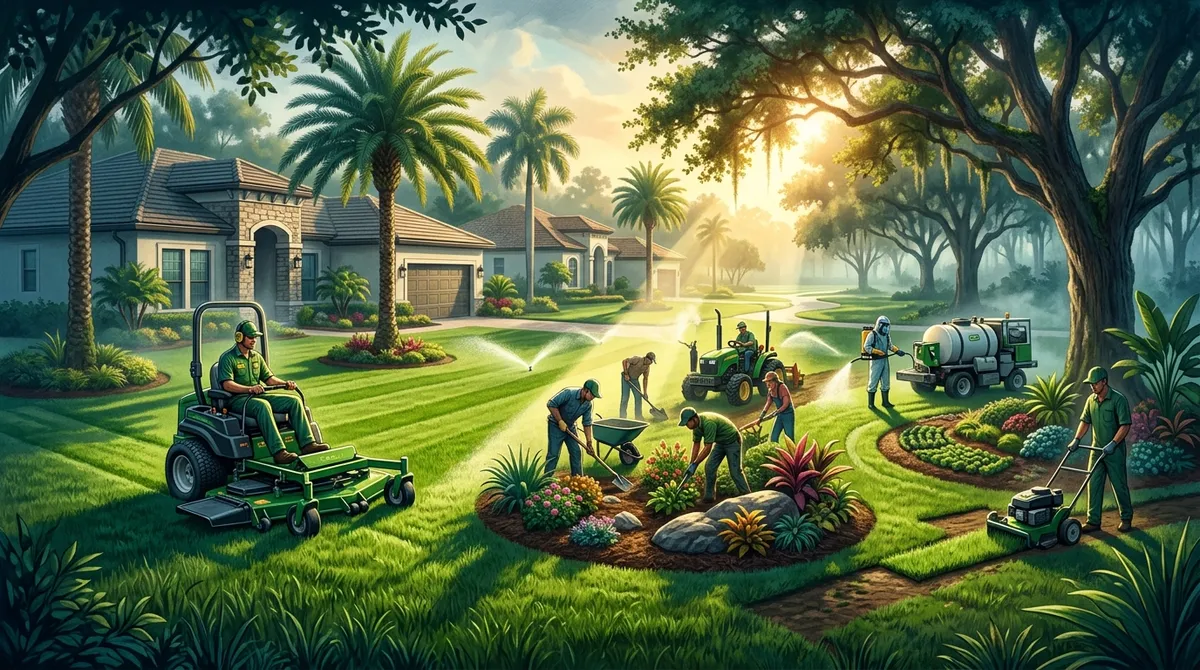 lawn service in fishhawk fl