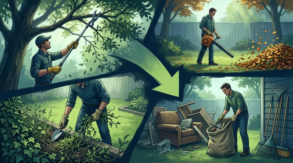 backyard clean up service