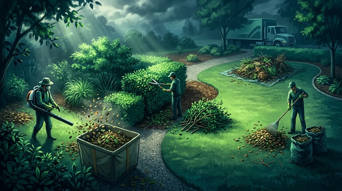 yard cleanup and removal near me