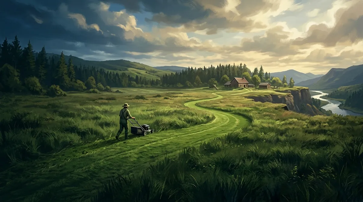 one time lawn mowing service near me