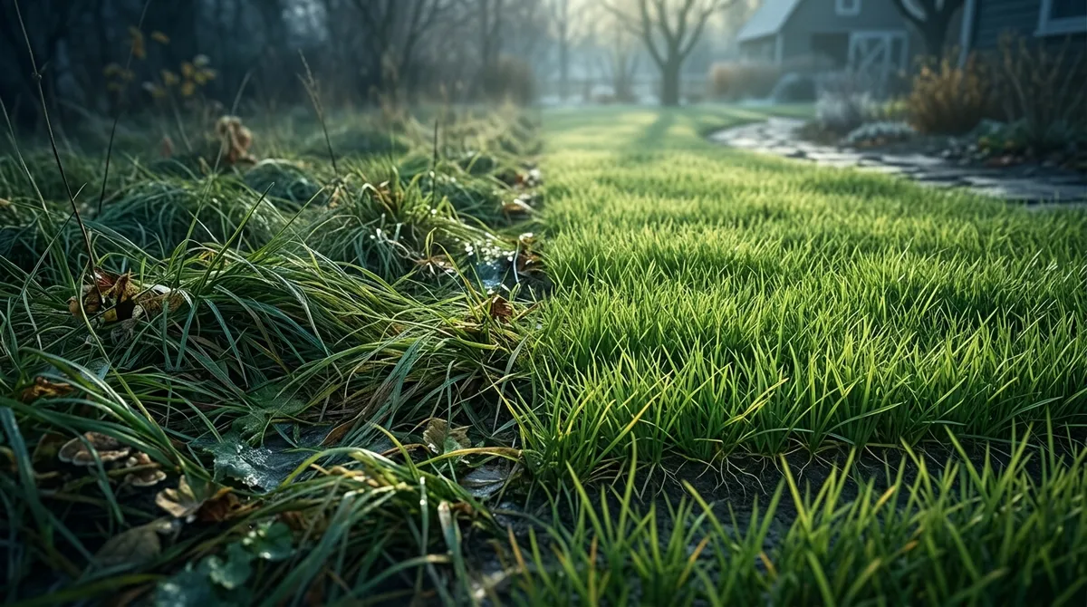 Is it better to leave grass long or short for winter?
