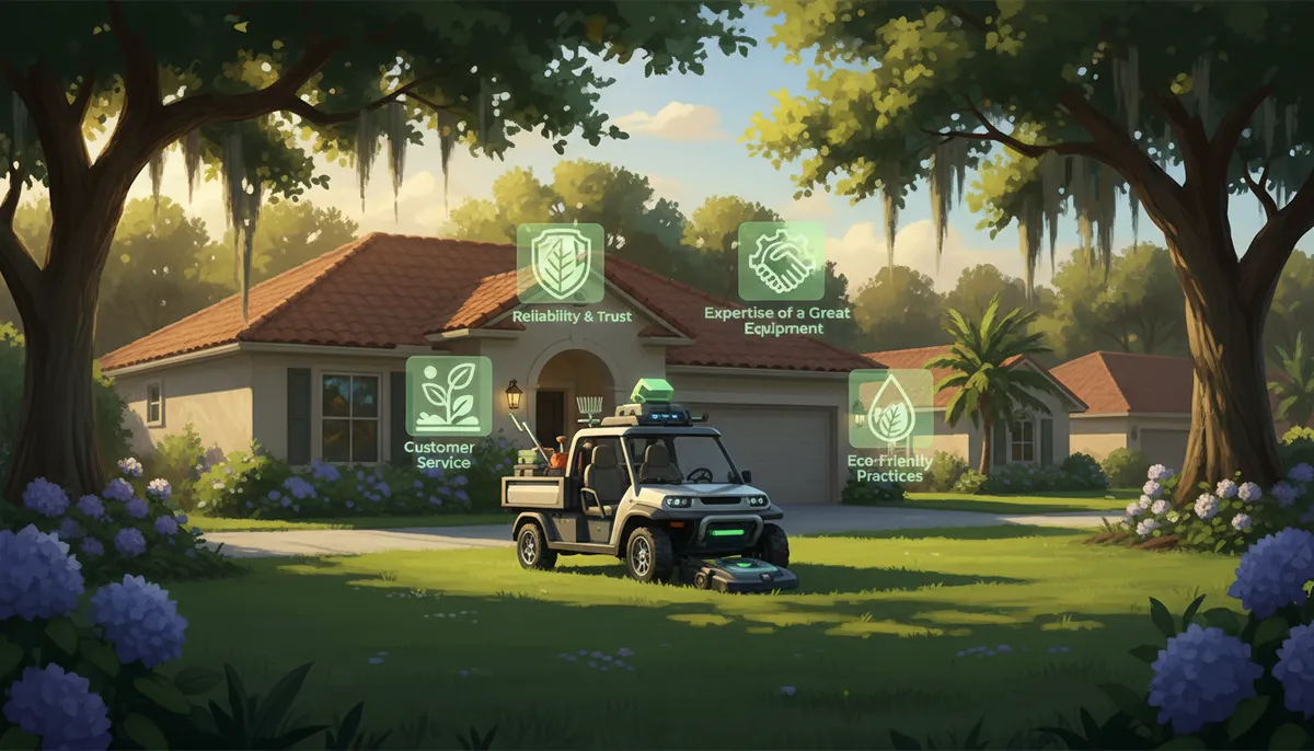 how to choose the right lawn care company in Riverview Florida
