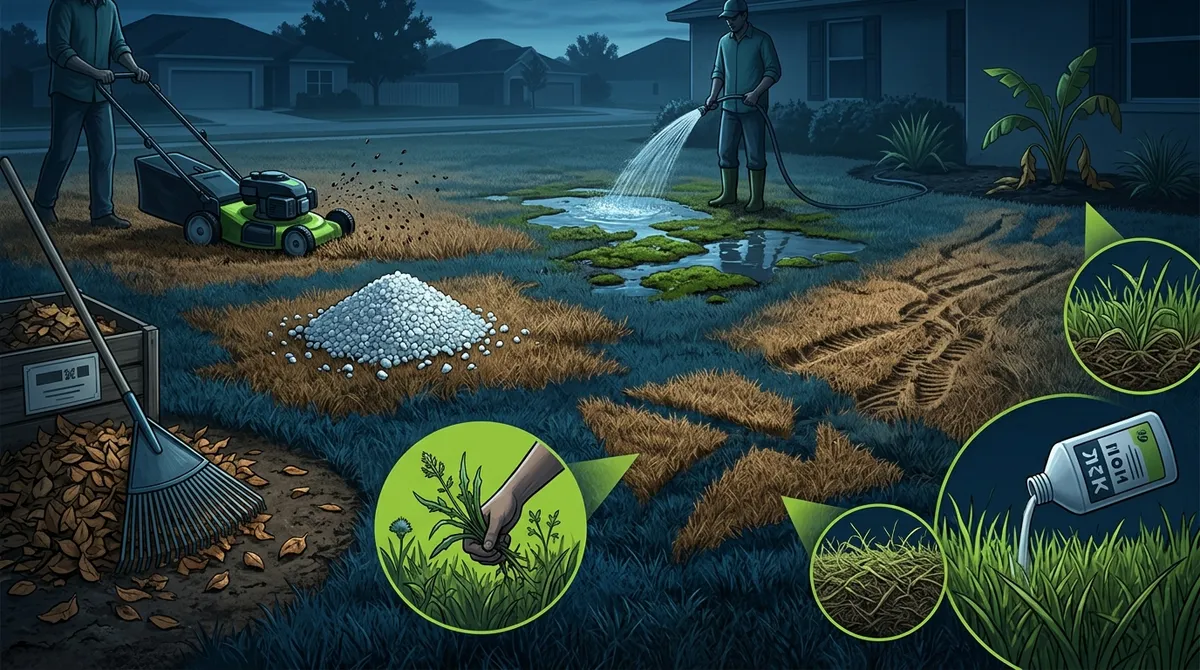 Do Florida lawns go dormant in Riverview and what does that look like?