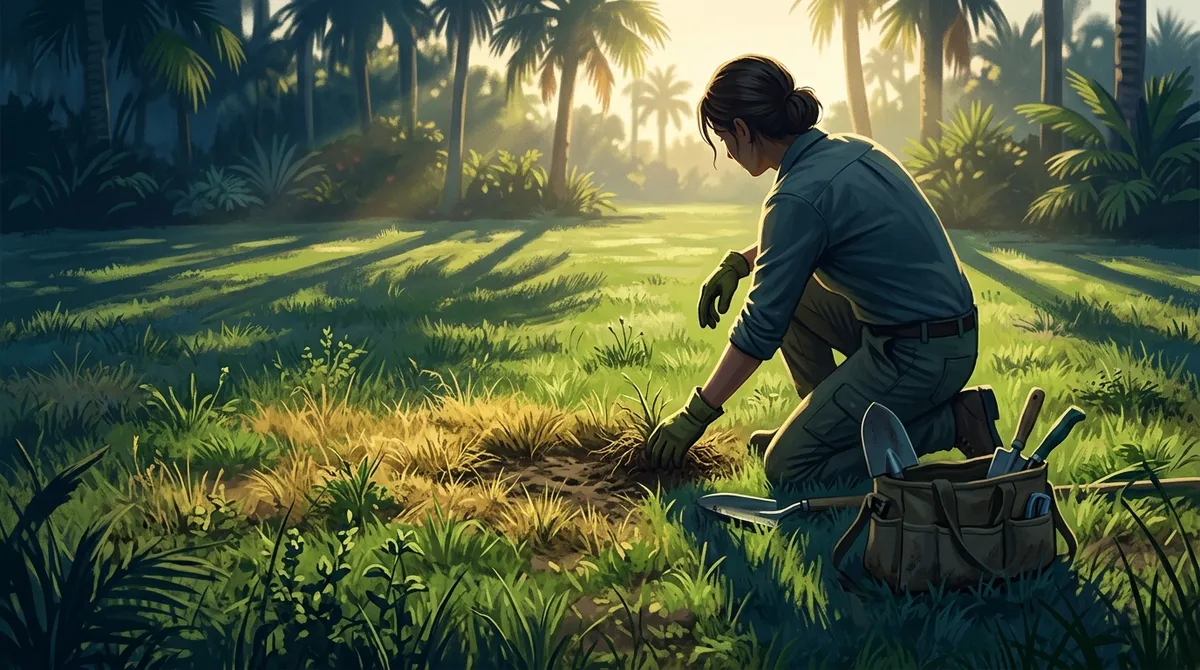 new homeowner lawn care Riverview FL step by step