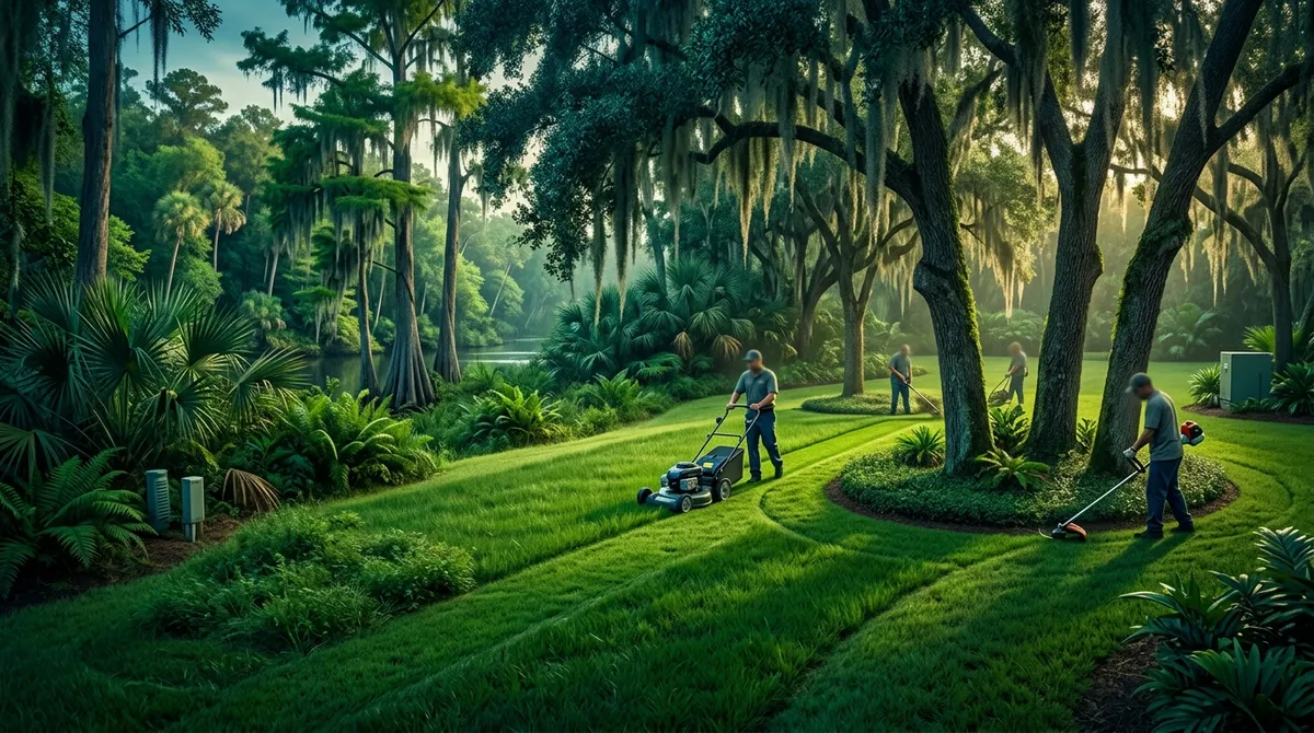 professional lawn mowing and edging services in Riverview Florida