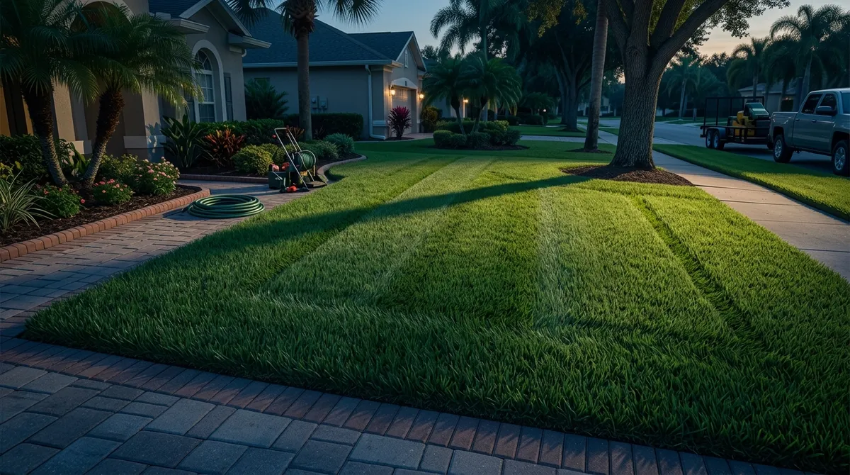 professional lawn mowing and edging services in Riverview Florida