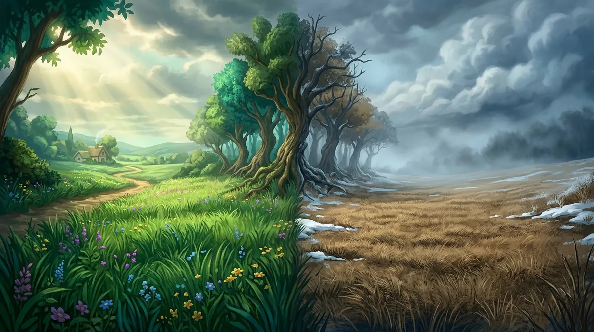 What month does the grass stop growing?