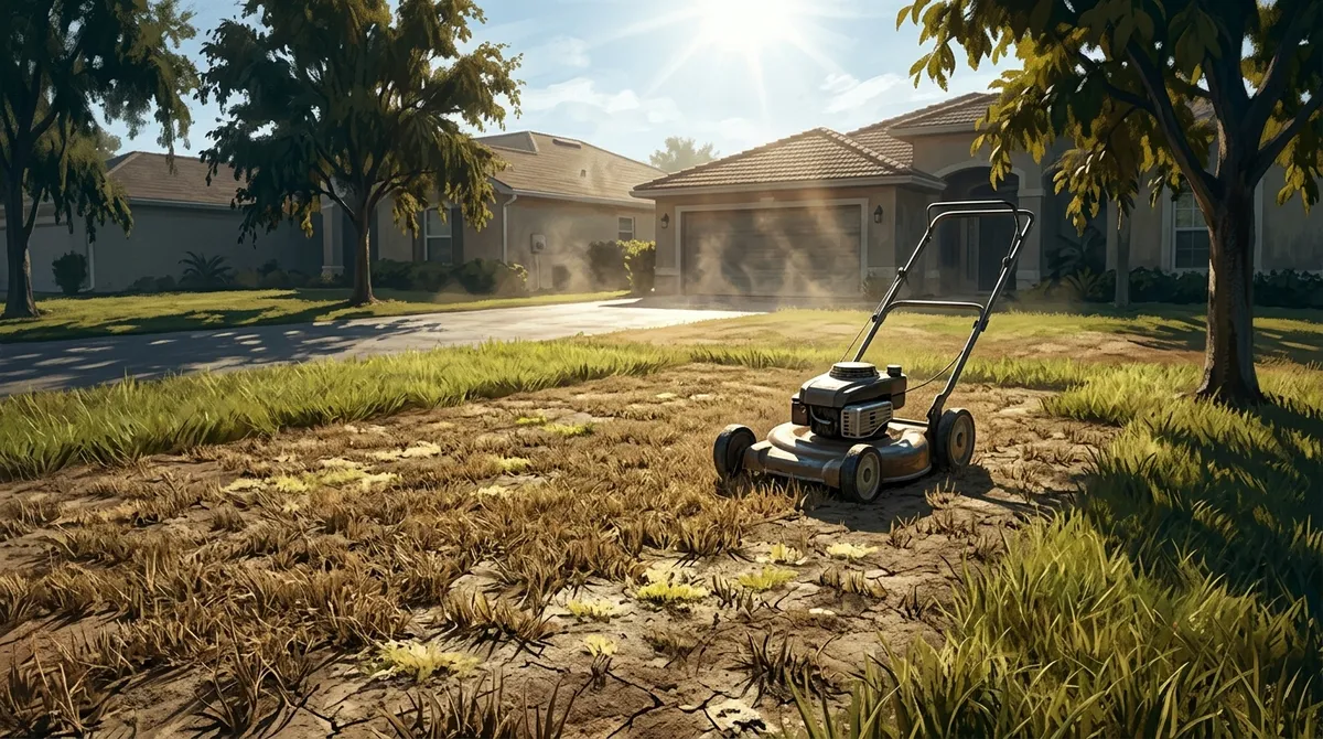 how to prevent my lawn from burning in the Florida summer sun