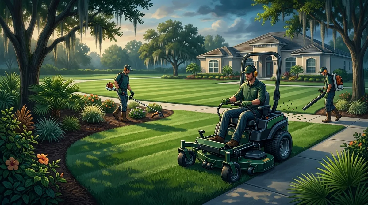 top lawn mowing Fishhawk FL