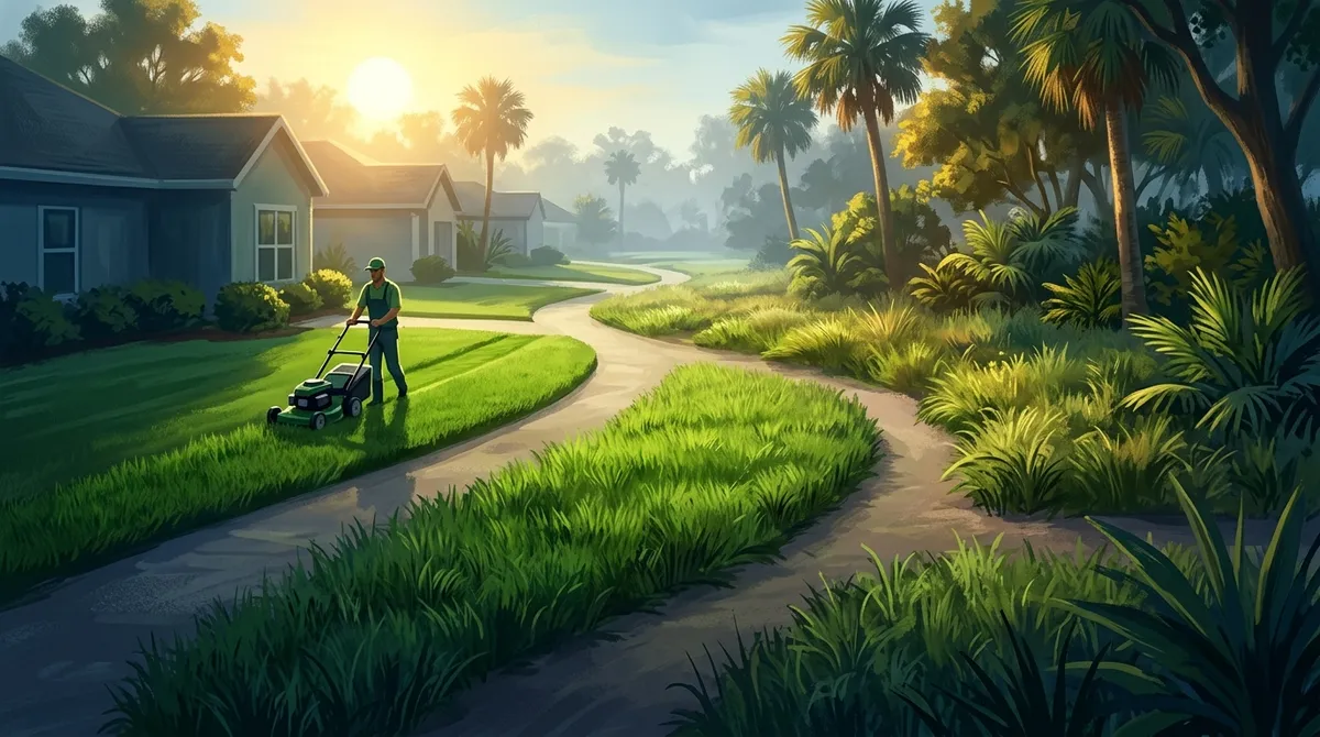 top lawn mowing Fishhawk FL