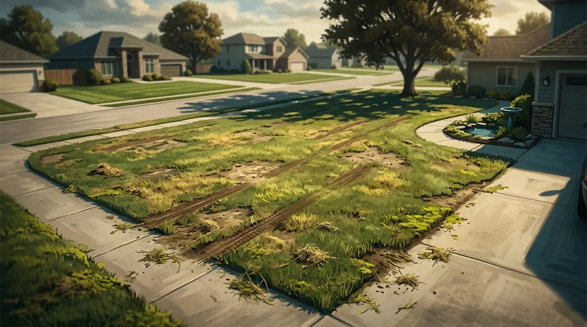 signs that I am mowing my Riverview lawn too often