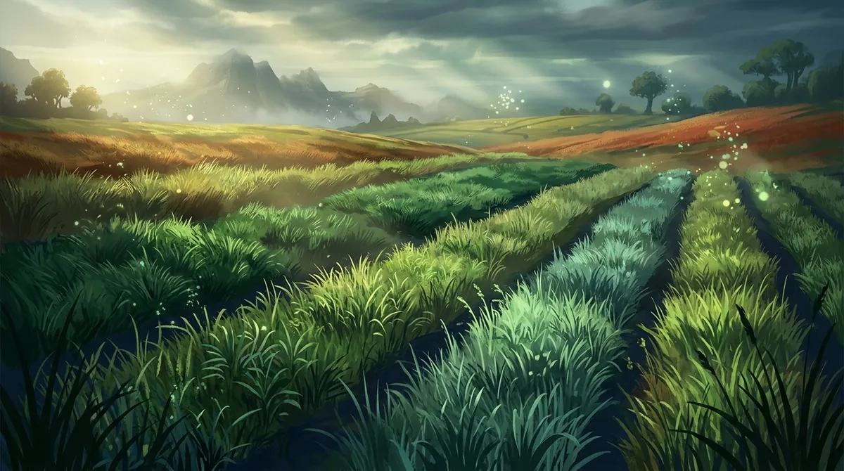 What are the 12 types of grass?